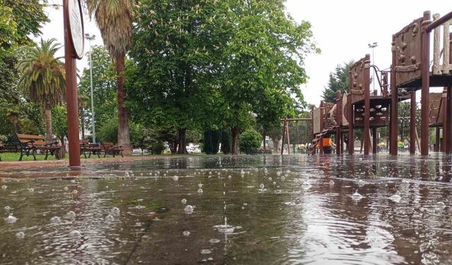 Samsun’da yağmur etkili