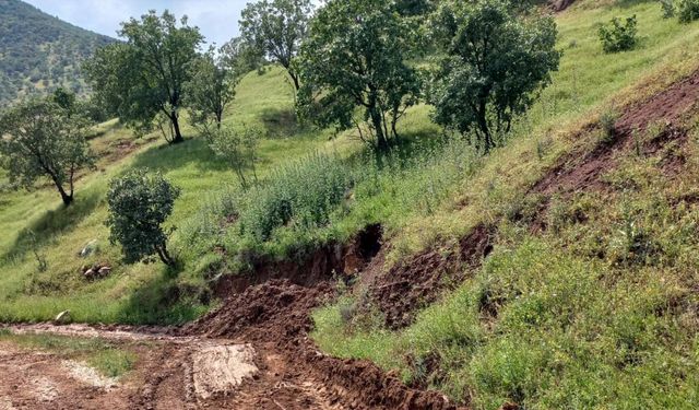 Siirt’te heyelan nedeniyle kapanan yollar ulaşıma açıldı