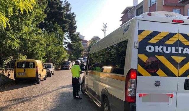 Sinop’ta 3 servis aracına ceza