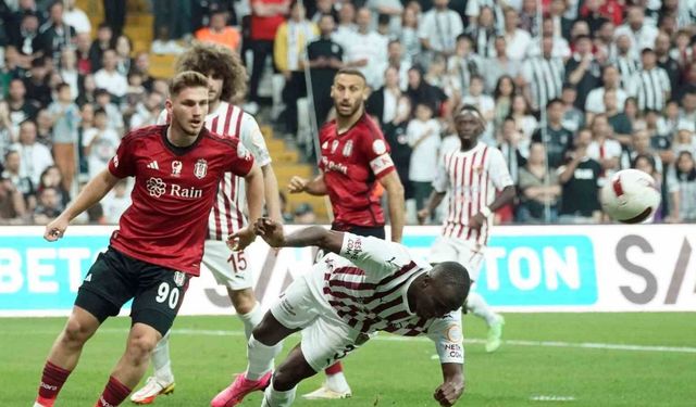 Trendyol Süper Lig: Beşiktaş: 2 - Hatayspor: 2 (Maç sonucu)