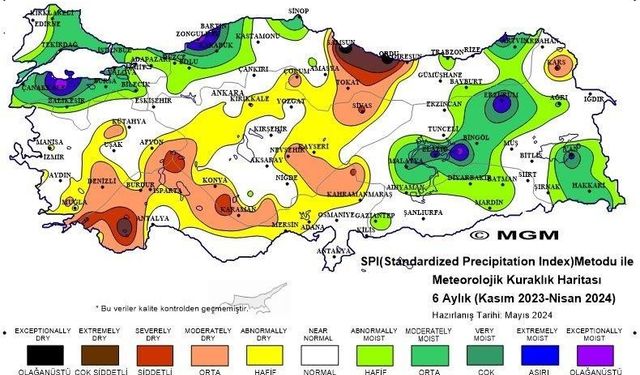 Ülkemizde 2024 yılı Nisan ayında son 53 yılın sıcaklık rekoru kırıldı