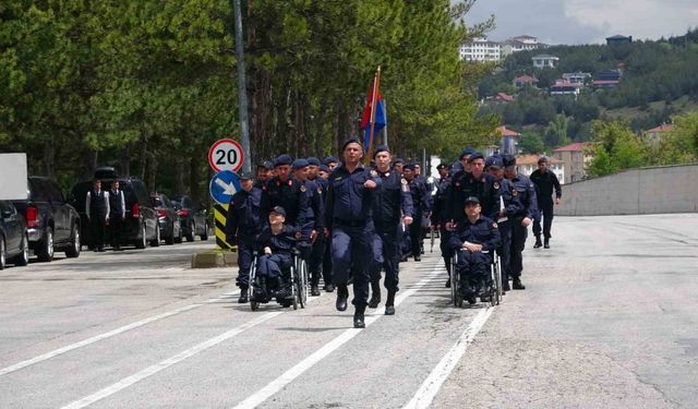 Yozgat’ta 38 engelli birey askerlik heyecanı yaşadı