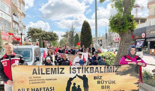 Yozgat’ta farkındalık yürüyüşü yapıldı