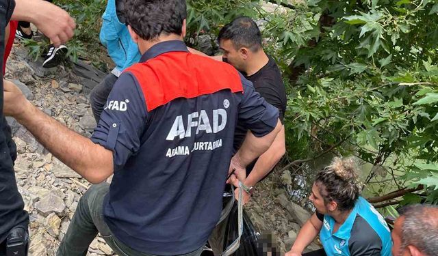 22 yaşındaki genç girdiği derede boğuldu