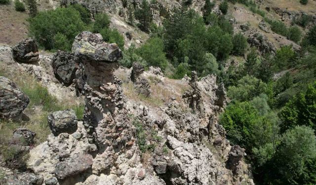 Ankara’da peribacası oluşumları keşfedildi