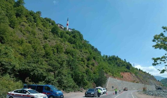 Artvin’de geçen ay 45 sürücü ve 118 araç trafikten men edildi