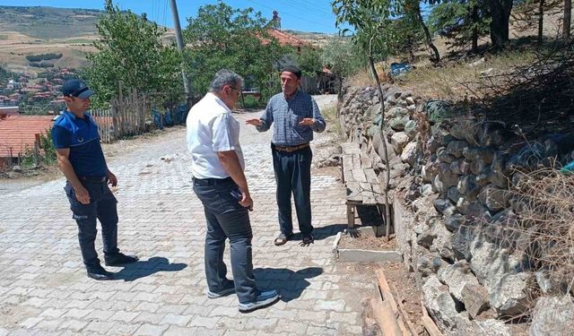 Başkan Ünlü, alt yapı çalışmalarını denetledi