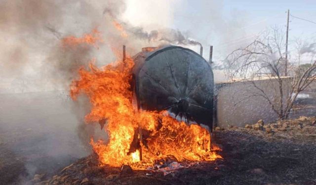 Burdur’da yarım saat içerisinde çıkan 5 yangında 60 dekar arazi yandı