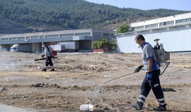 Büyükşehir’in temizlik ekipleri sahada