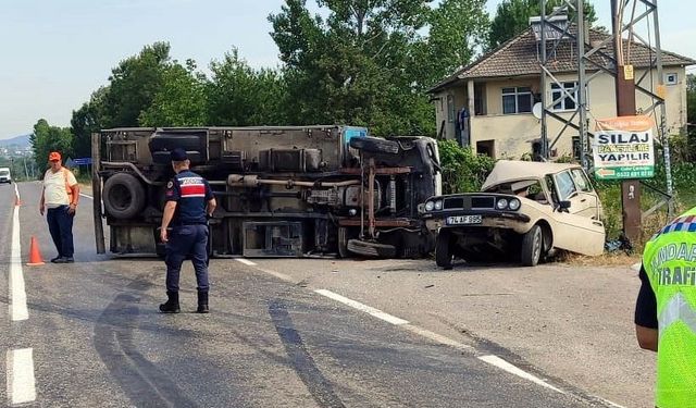 Feci kazadan yara almadan kurtuldu