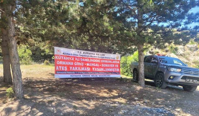 Kütahya’da orman yangınlarına karşı seferberlik