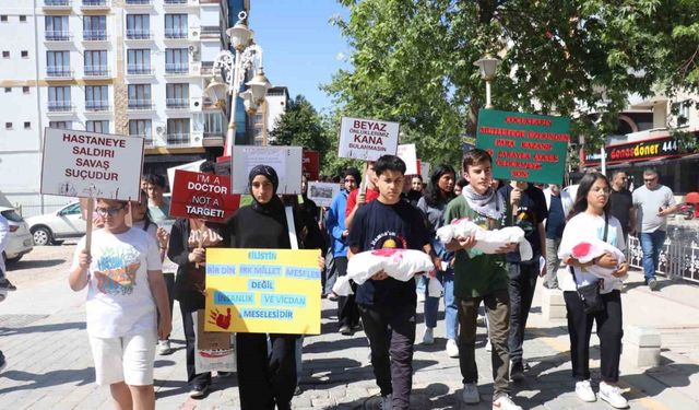 Malatya’da Filistin’e destek yürüyüşü