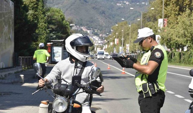 Ordu’da bir haftada yaklaşık 14 bin araç ve sürücüsü denetlendi