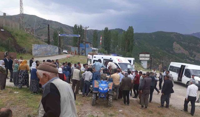 Siirt’te üzerine yıldırım düşen genç kız yaralandı