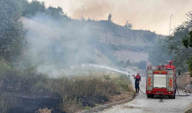 Tokat’ta arazi yangını büyümeden söndürüldü