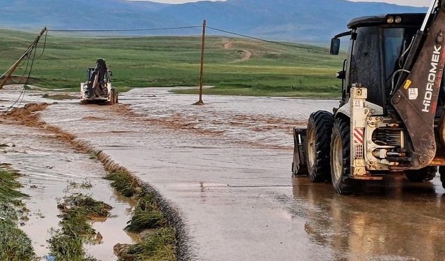 Van Saray’da sel: 2 büyükbaş, 100’e yakın küçükbaş hayvan telef oldu