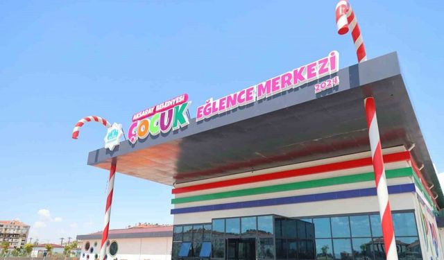 Aksaray Belediyesinden çocuklara eğlence merkezi