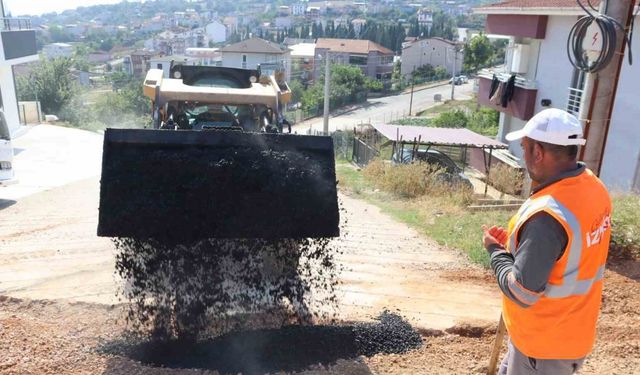 Alikahya’da hummalı asfalt çalışması