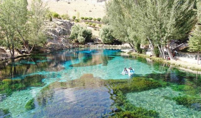 Anadolu’nun nazar boncuğu Gökpınar Gölü temizlendi