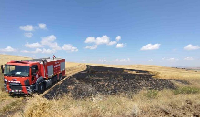 Çorum’da 15 hektar ekili arazi yangında kül oldu