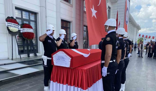 Hayatını kaybeden polis için tören: Gözyaşlarıyla uğurlandı