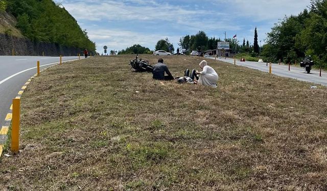 Karadeniz Ereğli’de motosiklet kazası: 2 yaralı