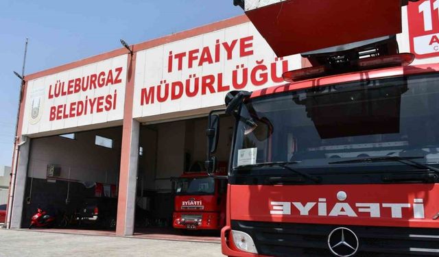 Lüleburgaz itfaiyesinden 6 ayda 207 yangına müdahale