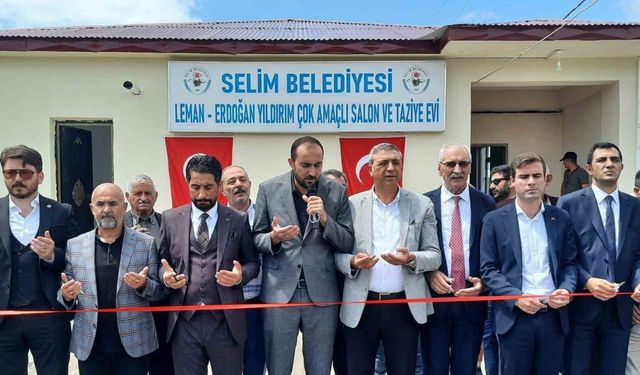 Selim’de çok amaçlı salon ve taziye evi açılışı yapıldı