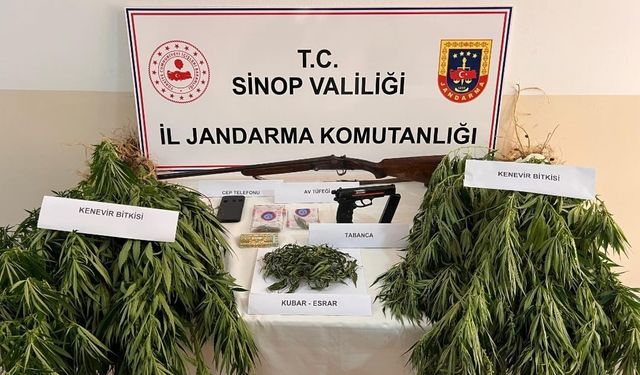 Sinop’ta uyuşturucu operasyonu: 2 gözaltı