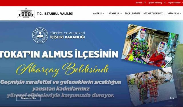 Tokatlı kadınlar 81 il valiliği ve 922 ilçe kaymakamlığı sitelerinde yer aldı