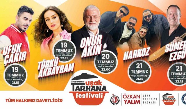 Uluslararası Uşak Tarhana Festivali için geri sayım başladı