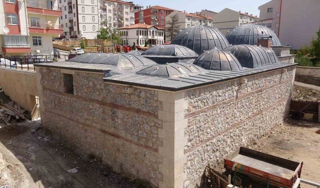 Yozgat’ta 2 asırlık tarihi hamamın restorasyonunda sona gelindi