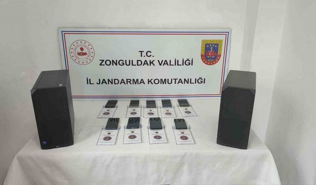 Zonguldak’ta siber suç operasyonu: 9 şüpheli gözaltında