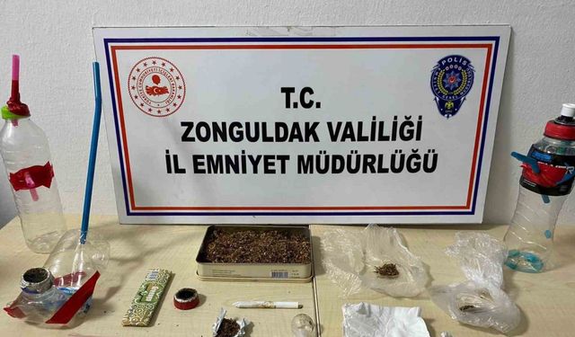 Zonguldak’ta uyuşturucu operasyonunda 2 tutuklama