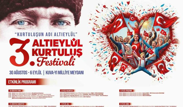 Altıeylül Belediyesi’nden coşku dolu 8 günlük kurtuluş festivali