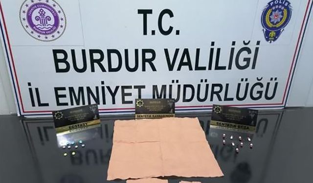 Burdur’da emniyet ekiplerinden uyuşturucu operasyonu: 3 şüpheli tutuklandı