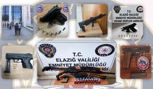 Elazığ’da kesinleşmiş hapis cezası bulunan 83 zanlı yakalandı