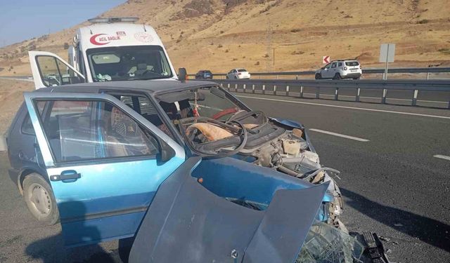 Elazığ’da trafik kazası: 2 yaralı