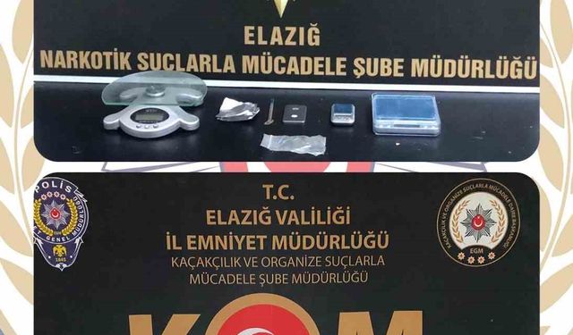 Elazığ’da uyuşturucuyla mücadele: 4 tutuklama