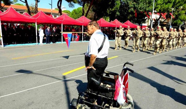 Engelli vatandaştan anlamlı selam