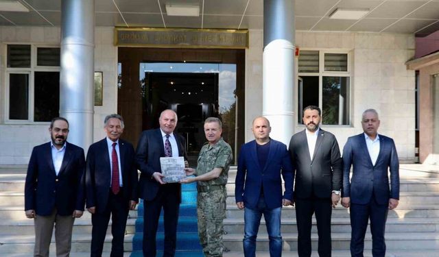 ETSO heyetinden 9. Kolordu Komutanı Tümgeneral Tuncay Altuğ’a hayırlı olsun ziyareti