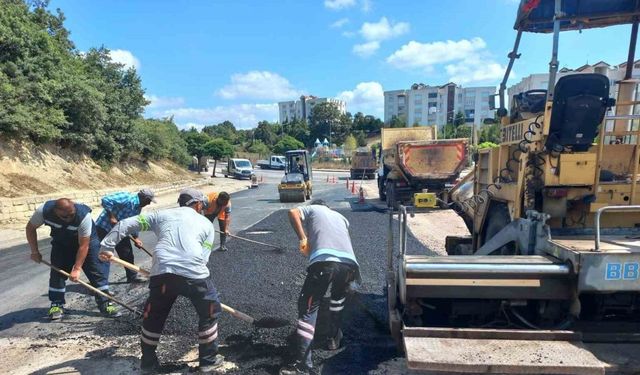 İlimtepe Mahallesi’ne 930 ton asfalt