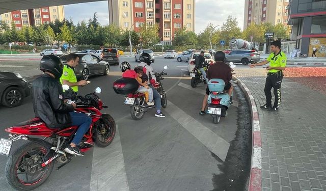 Kapaklı’da motosikletli sürücülere yönelik denetim sürüyor