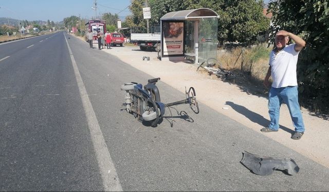 Kazada ağır yaralanan yaşlı adam hastanede hayatını kaybetti