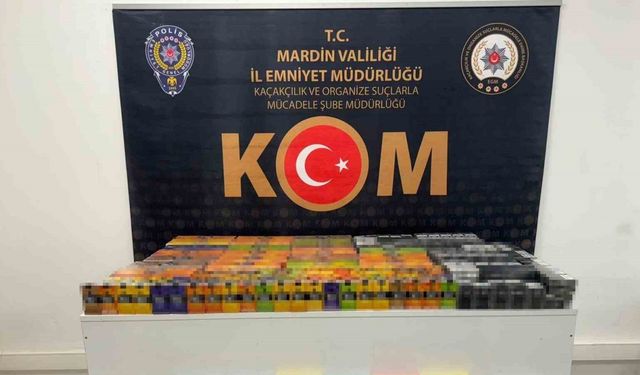 Mardin’de 10 bin 540 paket kaçak sigara ele geçirildi