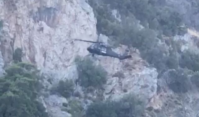 Marmaris’te kayıp kadının cansız bedeni helikopter ile adli tıp kurumuna sevk edildi