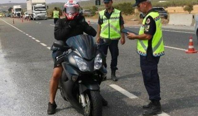 Muğla İl Jandarma Komutanlığı’ndan motosiklet ve motorlu bisiklet denetimi