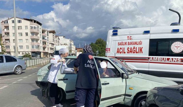 Ordu’da trafik kazası: 1 yaralı