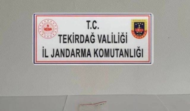 Tekirdağ’da uyuşturucu denetimlerinde 3 kişi yakalandı