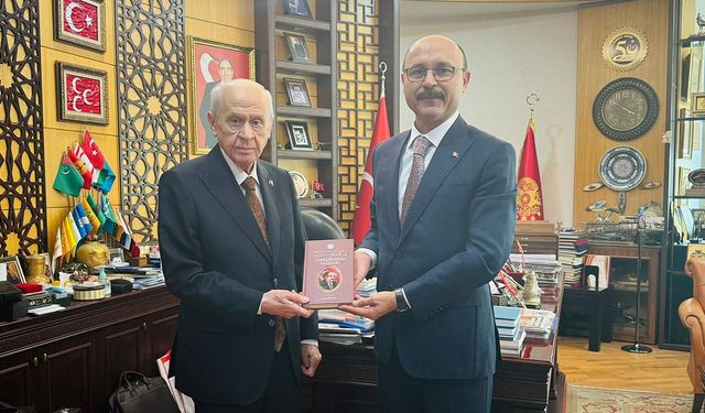 Türk Eğitim-Sen Genel Başkanı Geylan’dan, MHP Genel Başkanı Bahçeli’ye ziyaret